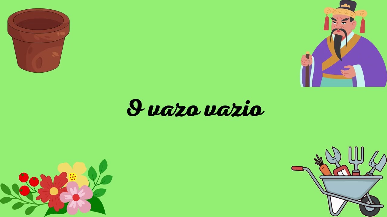O vazo vazio - História infantil chinesa sobre honestidade