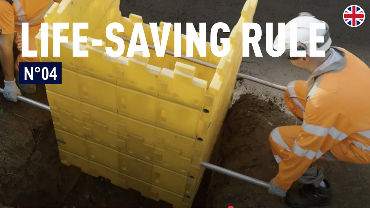 Enter a excavation safely | Life-saving rules | SUEZ