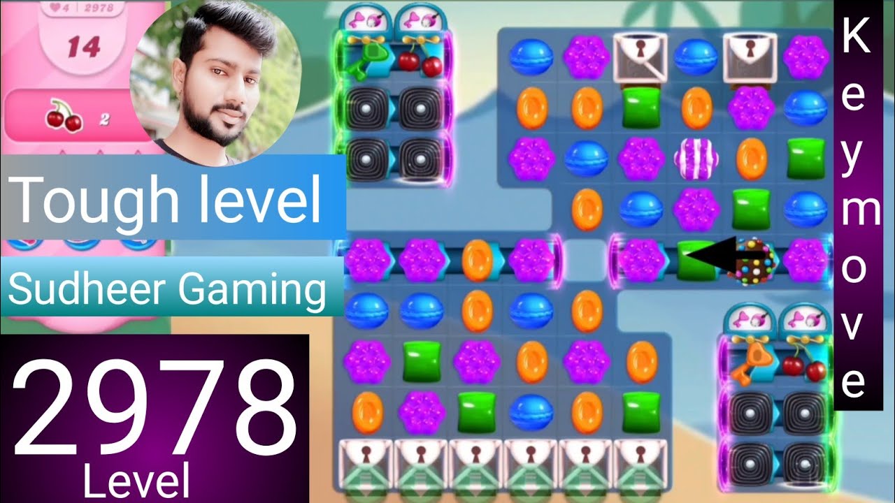 Candy crush saga level 2978 । Tough level । No boosters । Candy crush saga 2978 । Sudheer Gaming