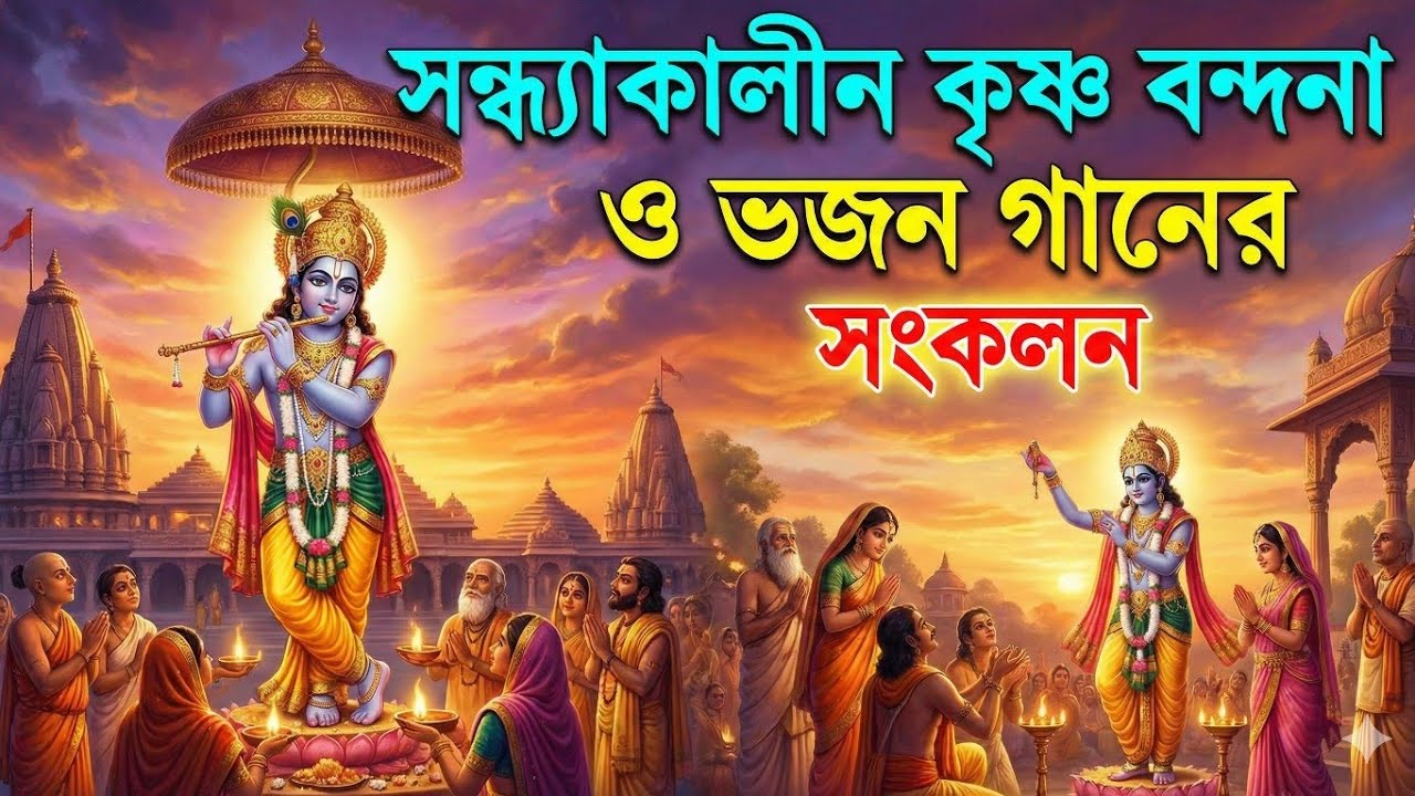 সন্ধ্যাকালীন কৃষ্ণ বন্দনা ও ভজন গানের সংকলন শুনলে মন ছুঁয়ে যাবে।@nrsdigitalkritan 