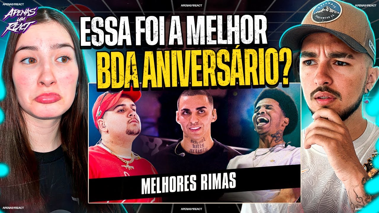Apenas um react | MELHORES RIMAS na BDA 6 ANOS | SÓ FATALITY!!! | BDA 6 ANOS