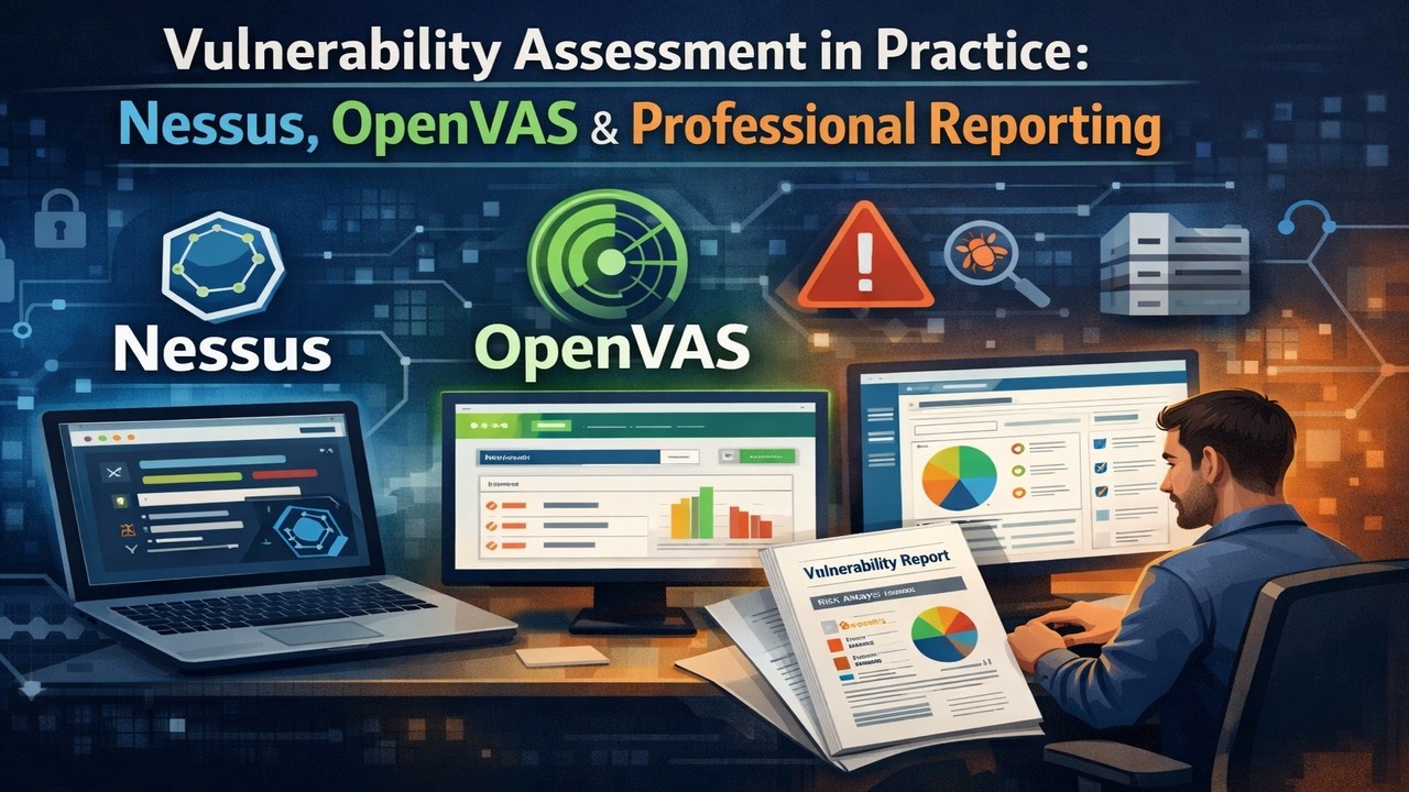 Vulnerability Assessment in Practice: Nessus, OpenVAS & Professional Reporting | نظرة عامة على اداة