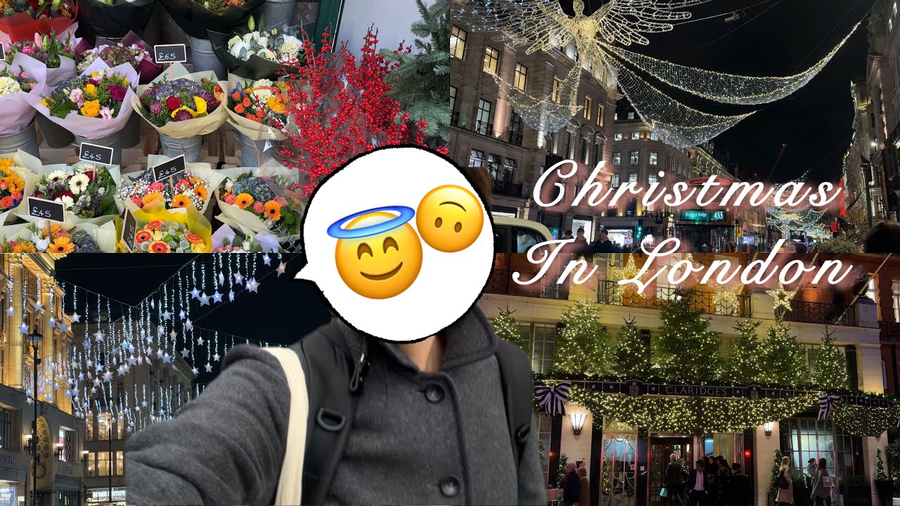 【海外暮らしVlog】ロンドン地下鉄で大失態😇…ウェス・アンダーソン展とクリスマス散歩🎄サンデーロースト【2025冬⛄️】