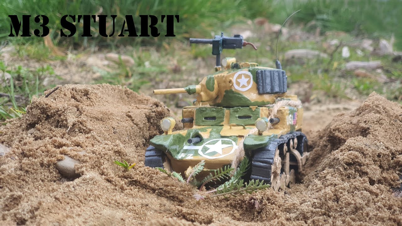 M3 Stuart #11 -tank model