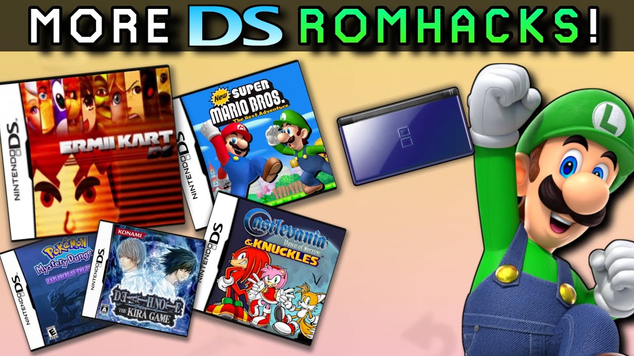 More DS ROM Hacks & Homebrew Games You Need To Play! (#2)