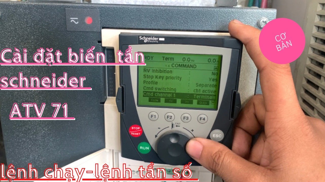 Hướng dẫn cài đặt biến tần schneider ATV71 #schneider #bientan