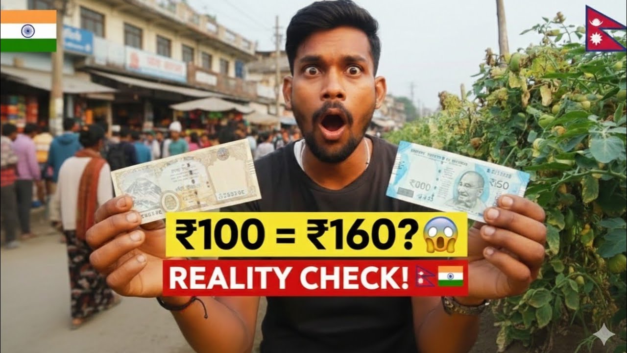 India vs Nepal Currency: भारत के ₹100 = नेपाल के ₹160? 💸 Reality Check! 🇳🇵🇮🇳
