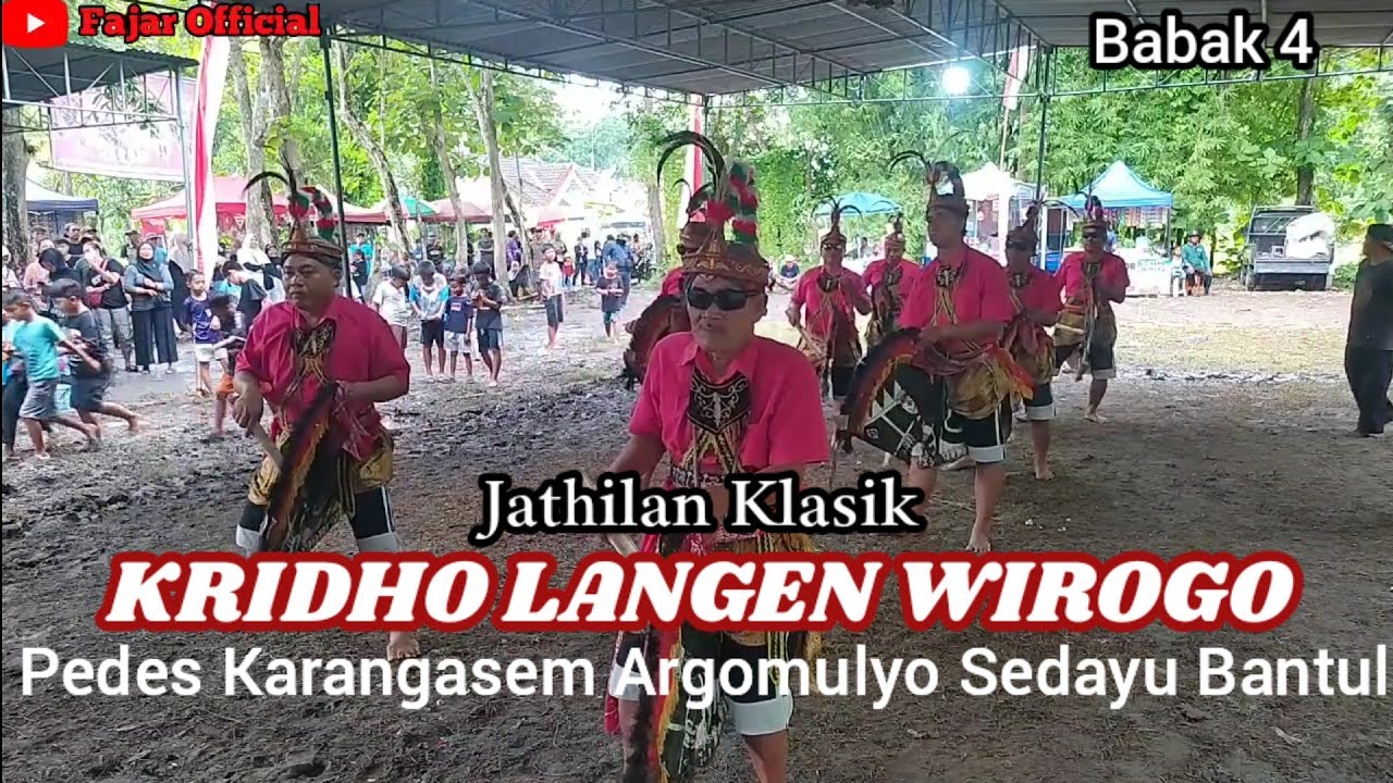 Jathilan Kridho Langen Wirogo Babak 4 || Pedes Karangasem Argromulyo Sedayu bantul