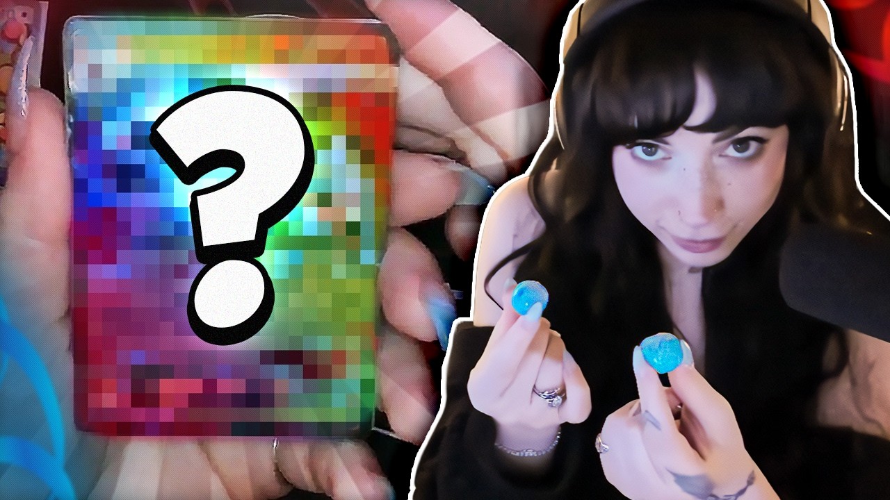 Я попытался съесть самую кислую в мире конфету, открывая карточки покемонов.