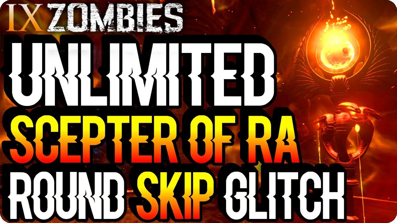 BO4 Zombie Glitches: Unlimited Scepter Of Ra Round Skip Glitch - IX Zombie Glitches