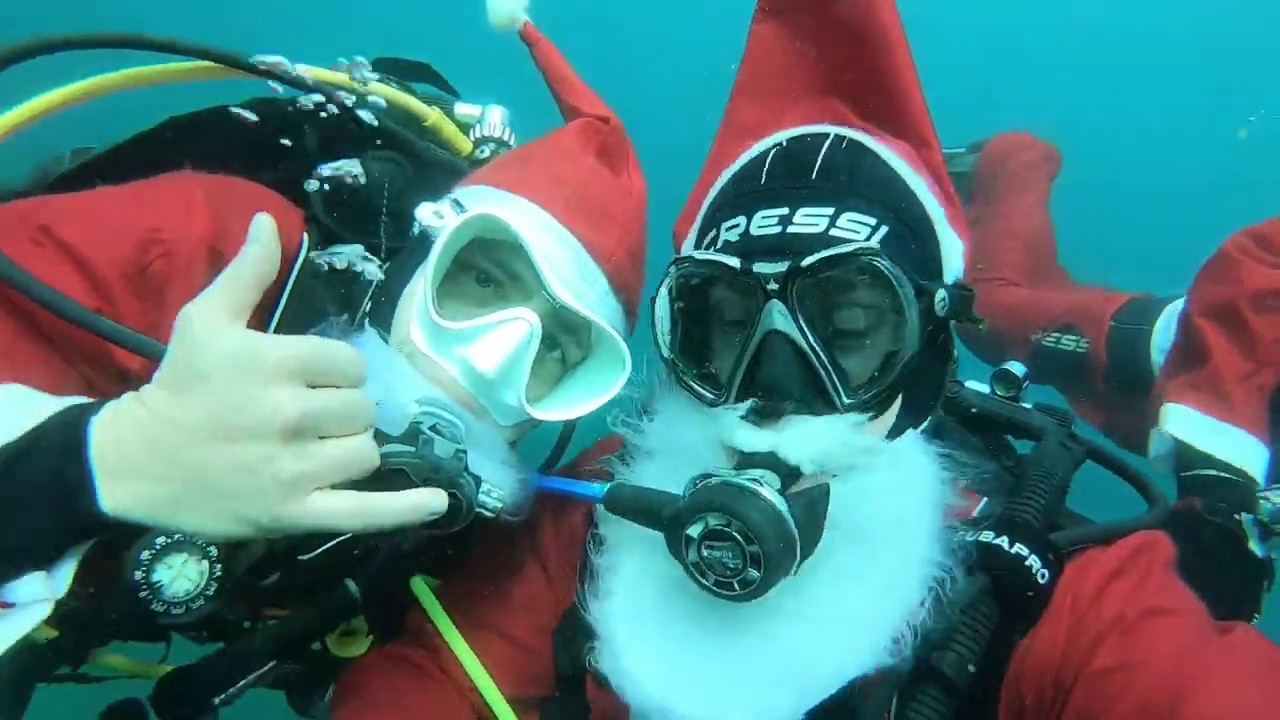 Jingle Bells Dive Sardegna- Gopro Hero 7 - Bubble Natale Alghero