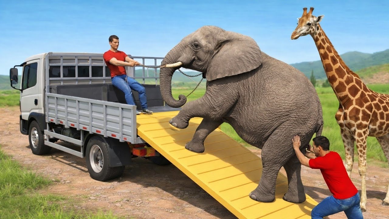 Animal Truck Transport Games ‼️ Zoo Animal Truck Game Offline - Truck Wale Game - Android GamePlay 