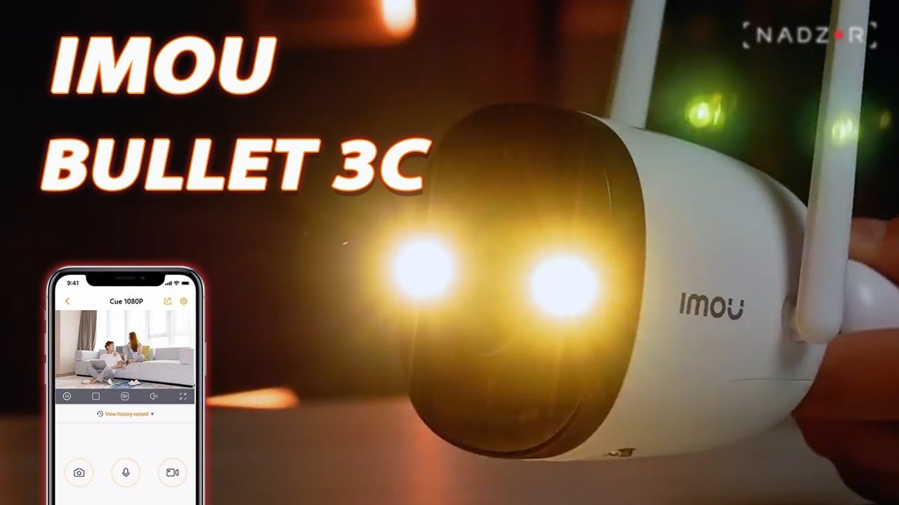 Wi-Fi камера з прожектором IMOU 3MP Bullet 3C
