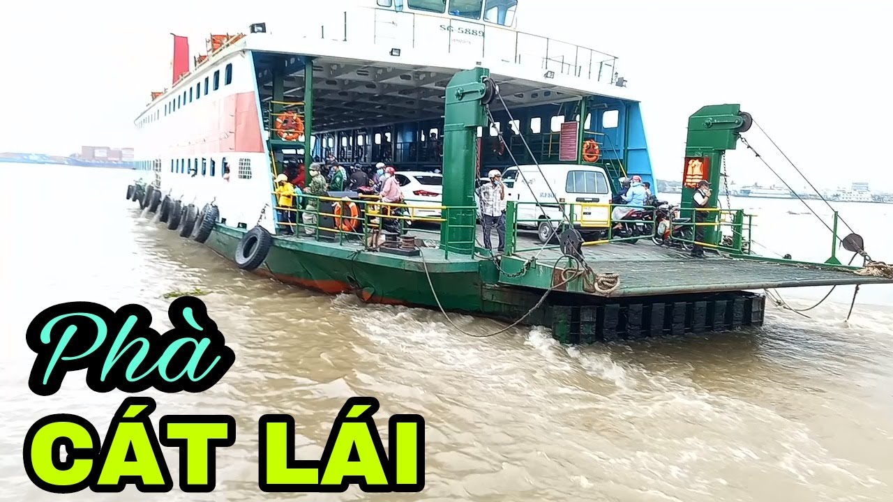 Đường đi Vũng Tàu bằng xe máy qua phà Cát Lái.