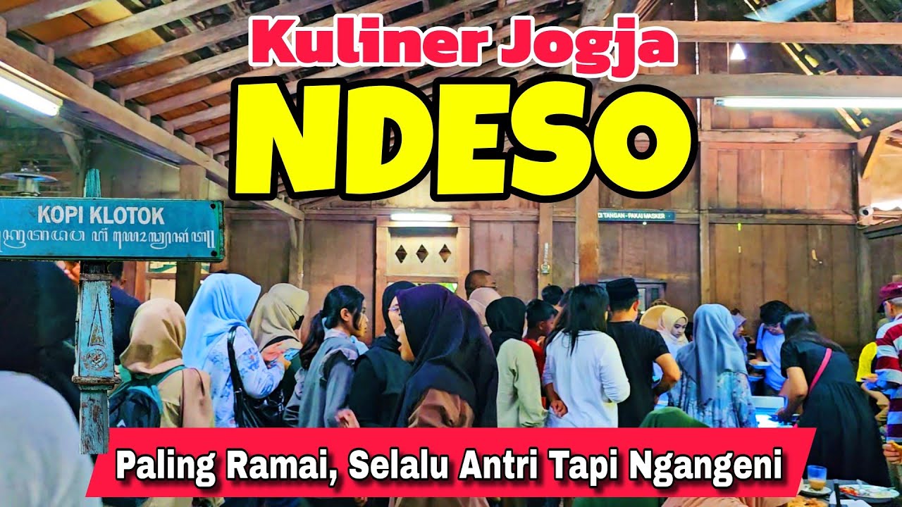 WARUNG KOPI KLOTOK YOGYAKARTA, KULINER NDESO NASI LODEH PALING RAMAI | KULINER JOGJA 2024