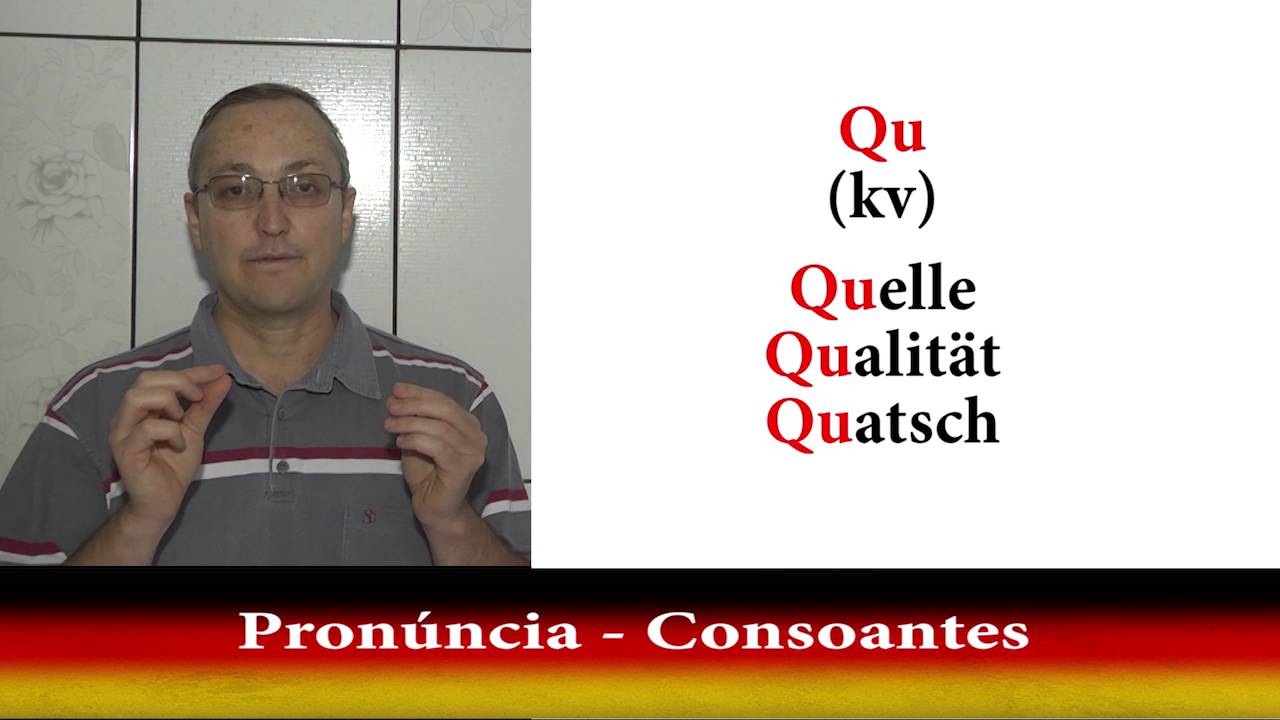 Pronúncia das Consoantes em Alemão