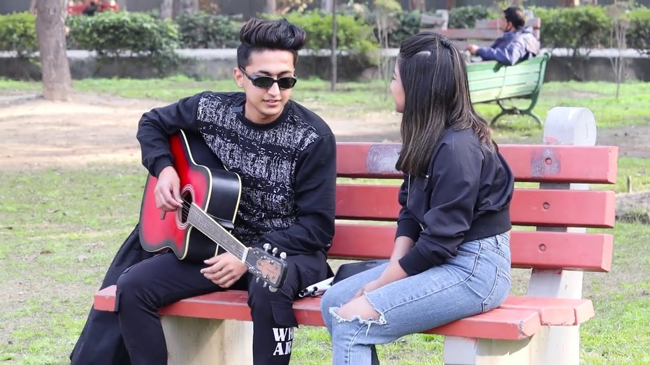 Blind man singing awesome songs Prank with twist | Crazy aryan