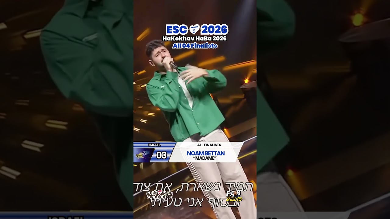 HaKokhav HaBa 2026: All 04 Finalists | ISRAEL 🇮🇱  EUROVISION SONG CONTEST 2026 🎶😍 