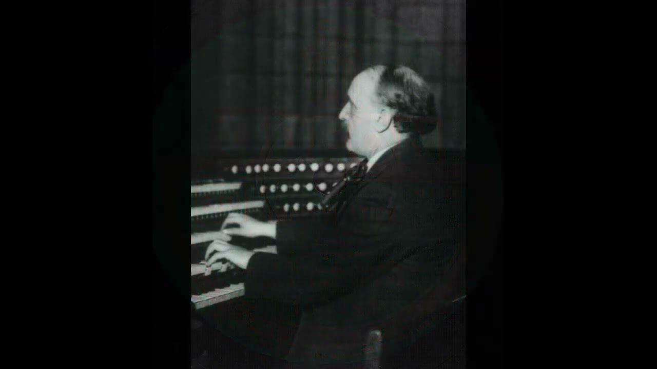 Louis Vierne plays Vierne and Bach - Notre Dame Paris 1928