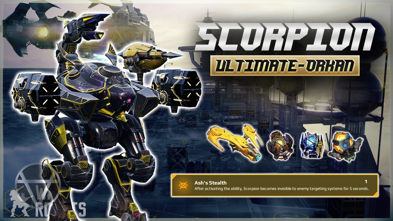[WR] 🔥 Scorpion w/ Ultimate ORKAN Gets 700,000 HP – Mk3 Gameplay | War Robots