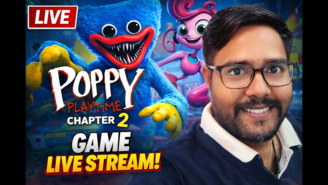 PoppyPlaytime Chapter 2 LIVE Hindi | Can We Escape Mommy Long Legs? #PoppyPlaytime #PPC2 #HorrorGame