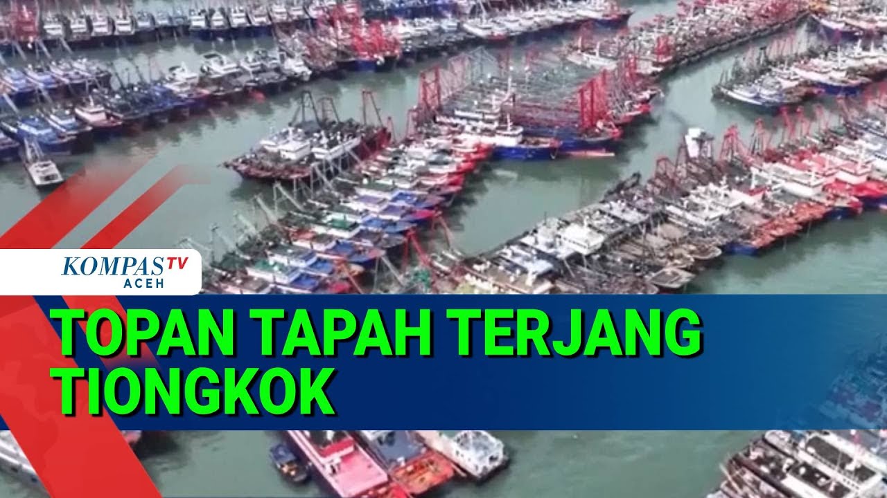 Tiongkok Kembali Diterjang Topan Tapah