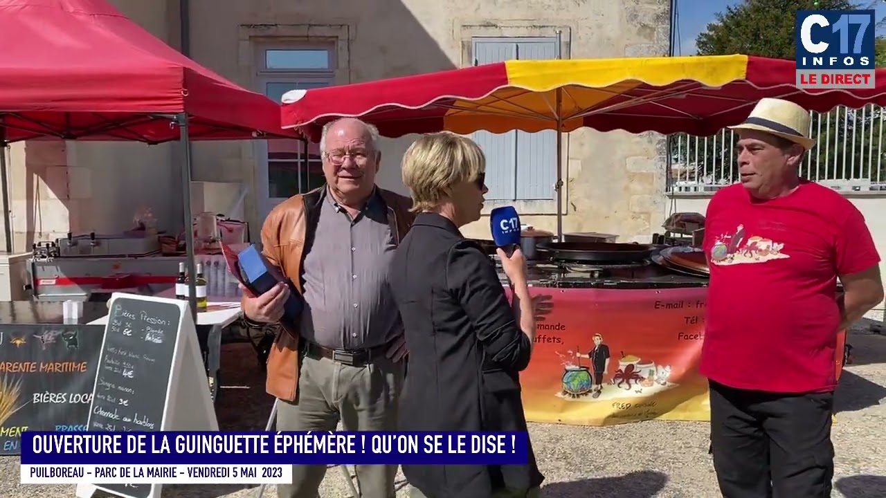 PUILBOREAU OUVERTURE DE LA GUINGUETTE ÉPHÉMÈRE CE SOIR