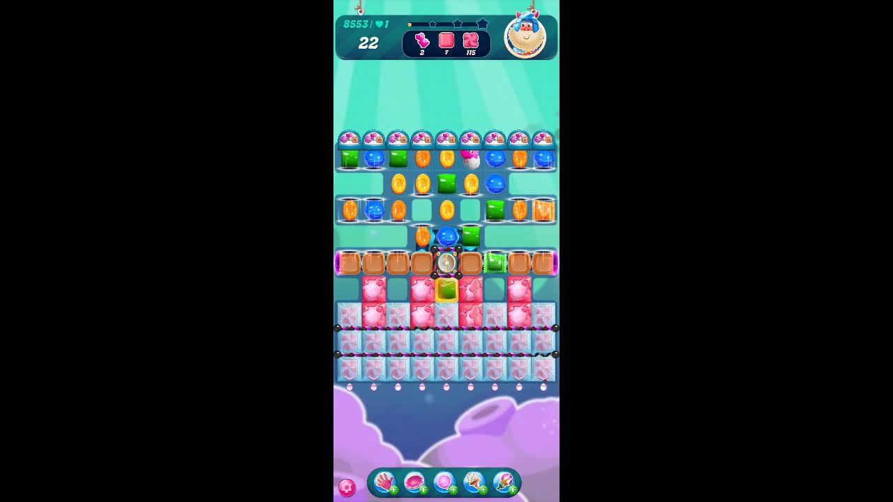 Candy Crush Saga Live Streaming Hard  level