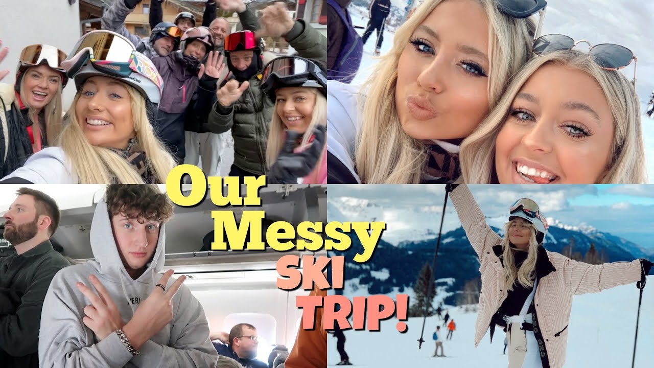 What happens when 25 of you take on a ski holiday.. a SUPER messy vlog