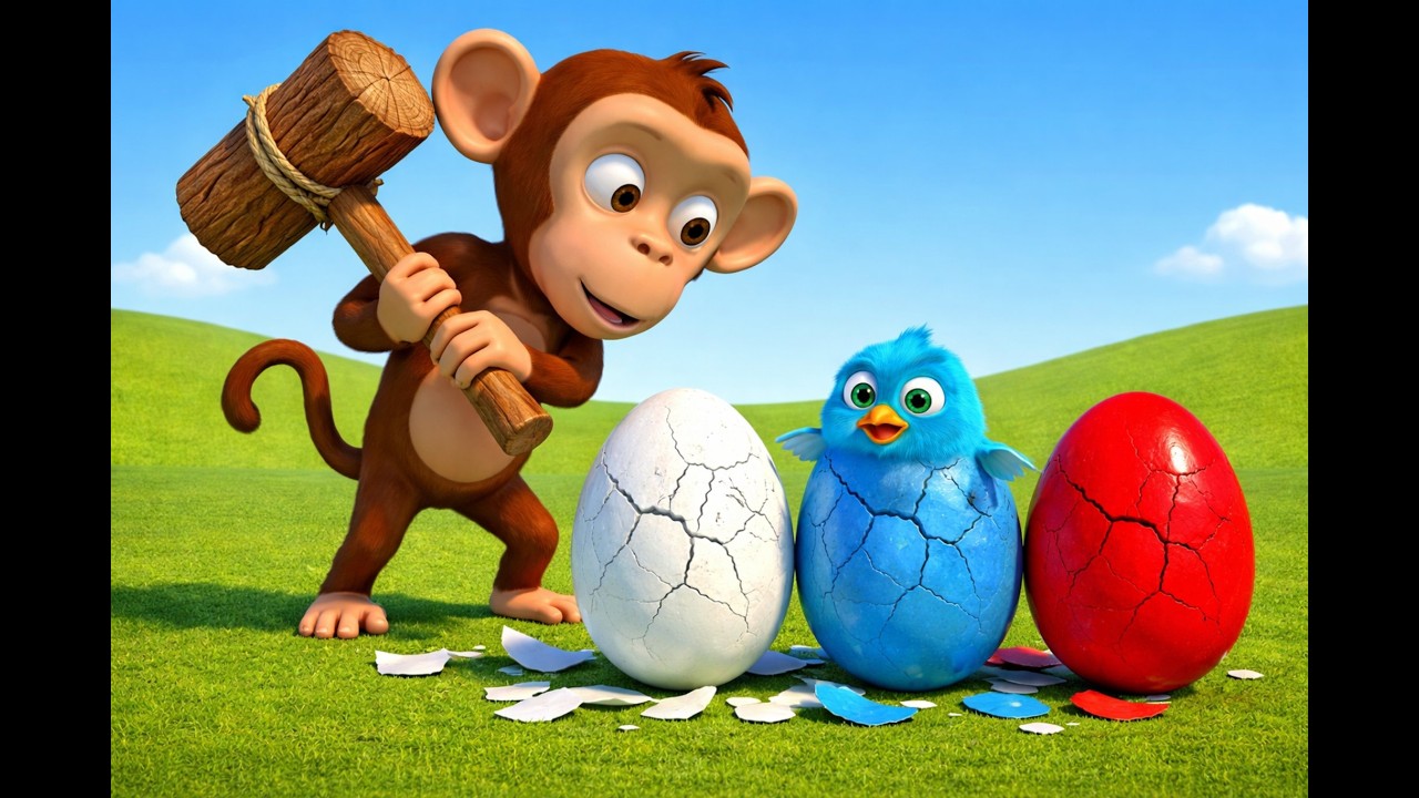 Monkey Broke All the Eggs! 🔨🥚 | Farmer Is Very Angry! 😡 | Police Arrest the Monkey 🚓