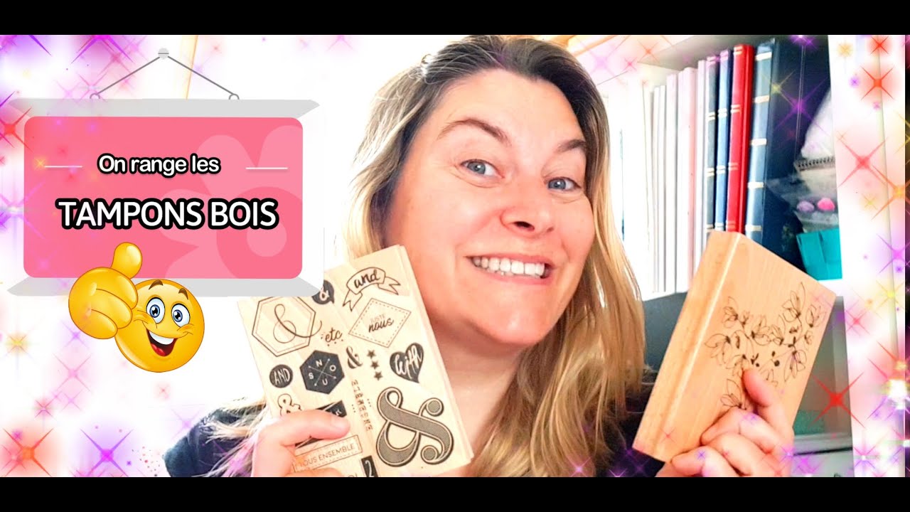 🌟 3 RANGEMENTS  Scrap pour  les TAMPONS Bois 🌟
