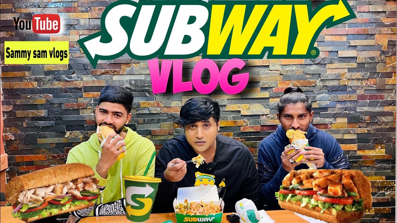 Subway Food Vlog & shoutout || Sammy Sam Vlogs || Hyderabad || 2022