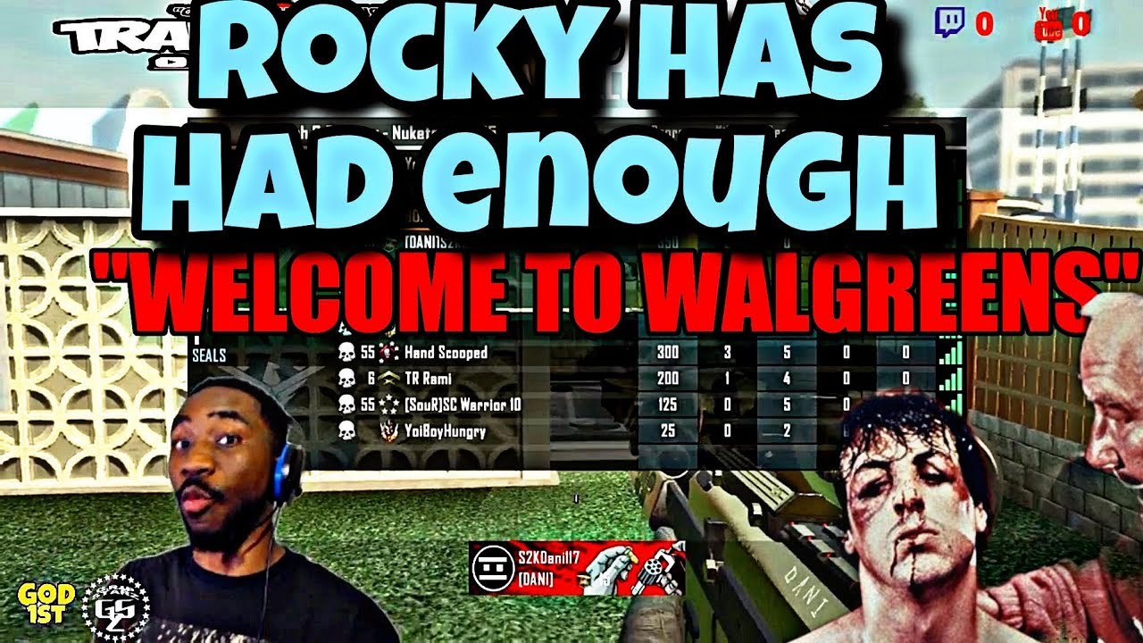 HILARIOUS ARGUMENTS! COD BLACK OPS 2! FLOCKA VS ROCKY! ROCKY HAS HAD ENOUGH! #GOMFSFB #BLACKOPS2