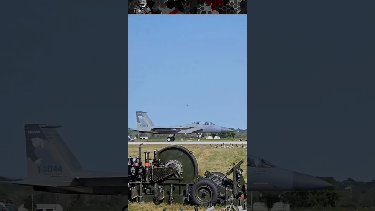 F-15 Tests Emergency Landing Gear