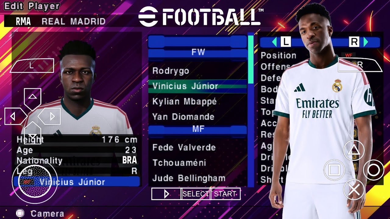 EFOOTBALL PES 2027 PPSSPP EUROPEUS NOVAS FACES 4K REALISTAS ELENCOS ATUALIZADOS + KITS 26/27