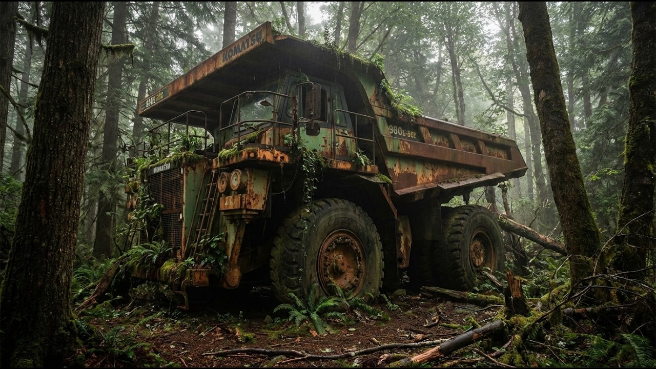 Abandoned Komatsu 980E-5SE Mining Dump Truck — Complete Restoration