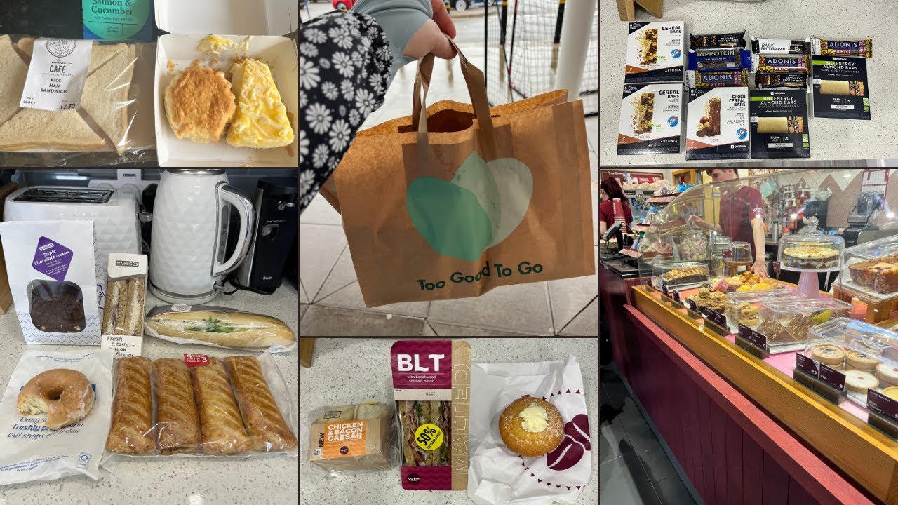 Trying Too Good To Go Bags! | Decathlon, Greggs, Costa & Panku ✨