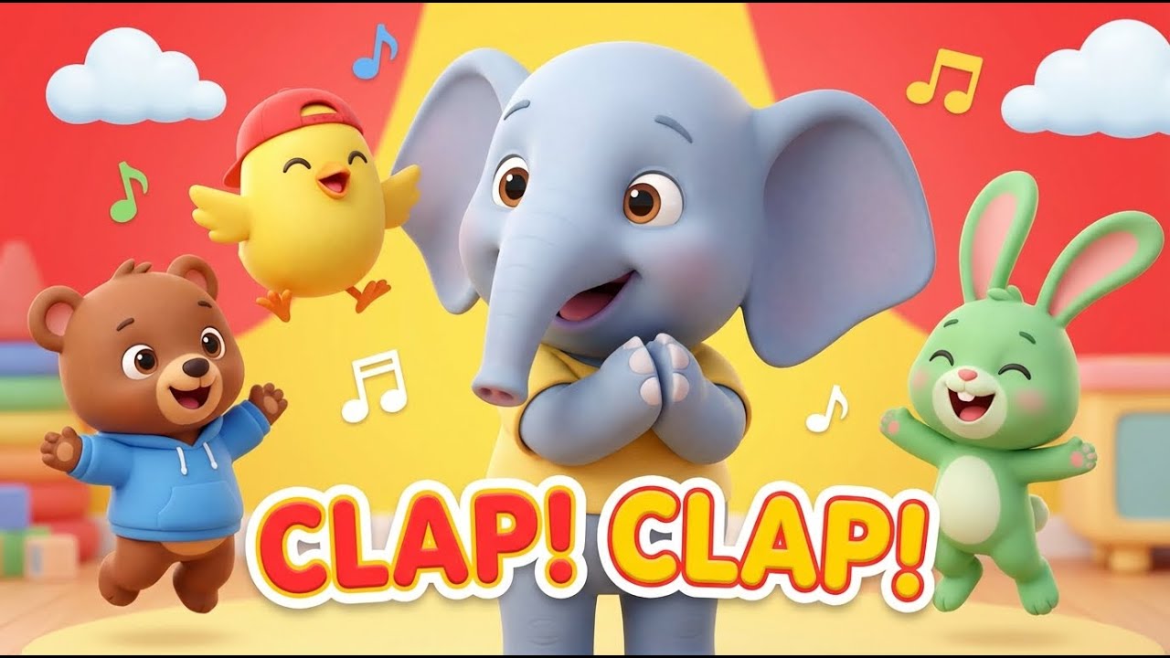 If You’re Happy and You Know It | Học Tiếng Anh Cùng Eli | Nhạc Thiếu Nhi 3D Vui Nhộn | Một Bản Nhạc