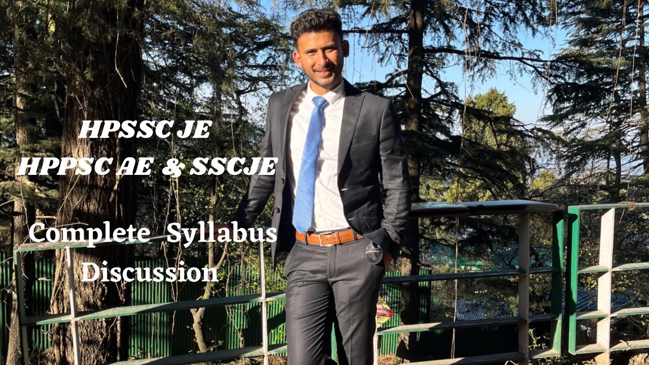 HPSSC JE, HPPSC AE & SSC JE | Complete Syllabus Discussion | Sahil Kaplish