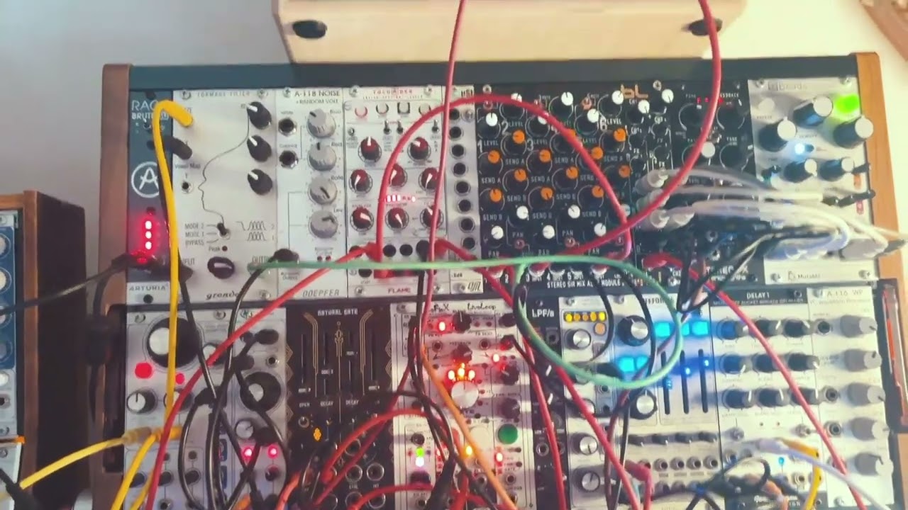 modular synthesizer patch Rhythm