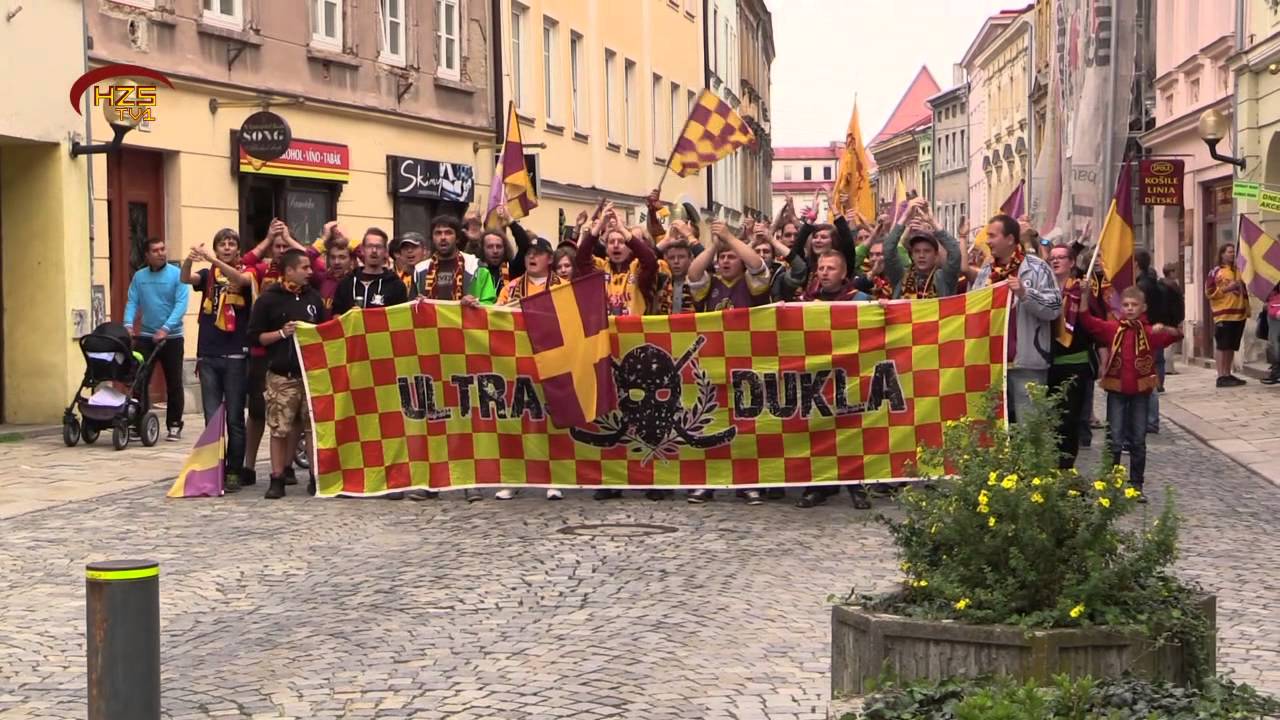10. září 2014 - Pochod fanoušků HC Dukla Jihlava