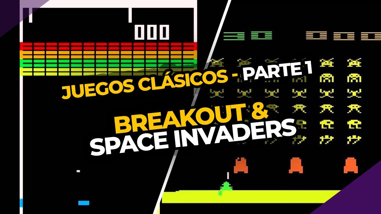 BREAKOUT (Arkanoid) y SPACE INVADERS (Galaxian) - Juegos clásicos (parte 1/3) | PERDÓN, CENTENNIALS