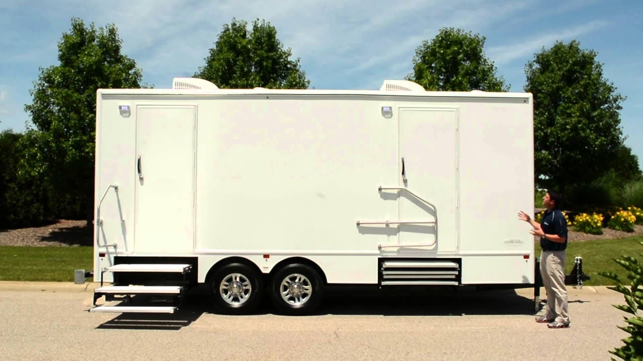 20 Foot Satellite Suites Luxury Portable Restroom Trailer Tour