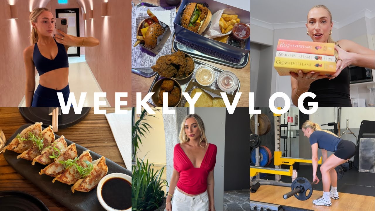 WEEKLY VLOG: a week of workouts, book reviews and date nights