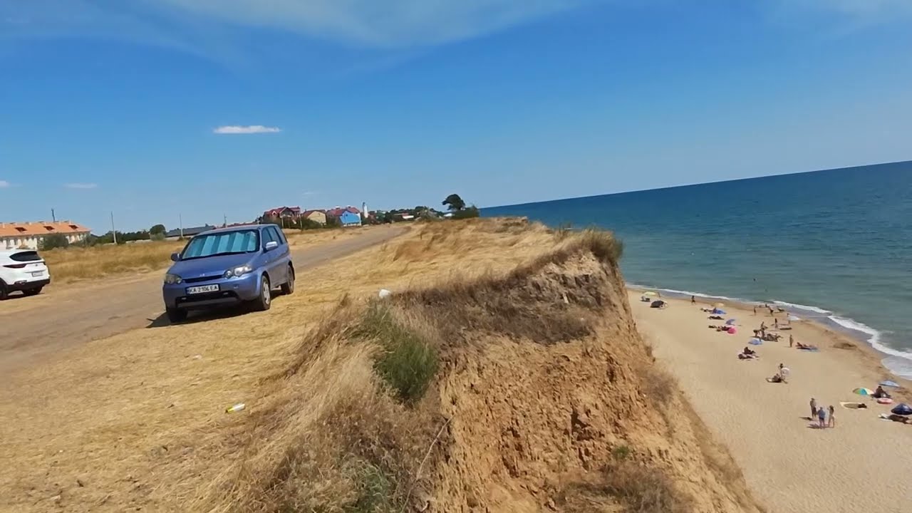 Море 13.08.2024 Одесская область Санжейка Кемпинг отдых палатки пляж песок Одесса Черноморск чорное