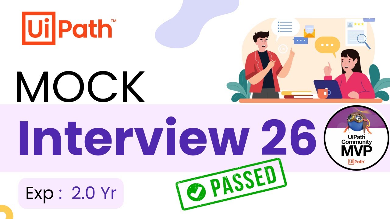 🔴 26. Собеседование UiPath для опытных разработчиков (2 года) | Вопросы и ответы для пробного соб...