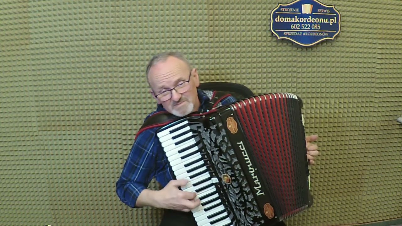 Walc z filmu Trędowata akordeon Marinucci po remoncie w Domu Akordeonu tel. 602 522 085