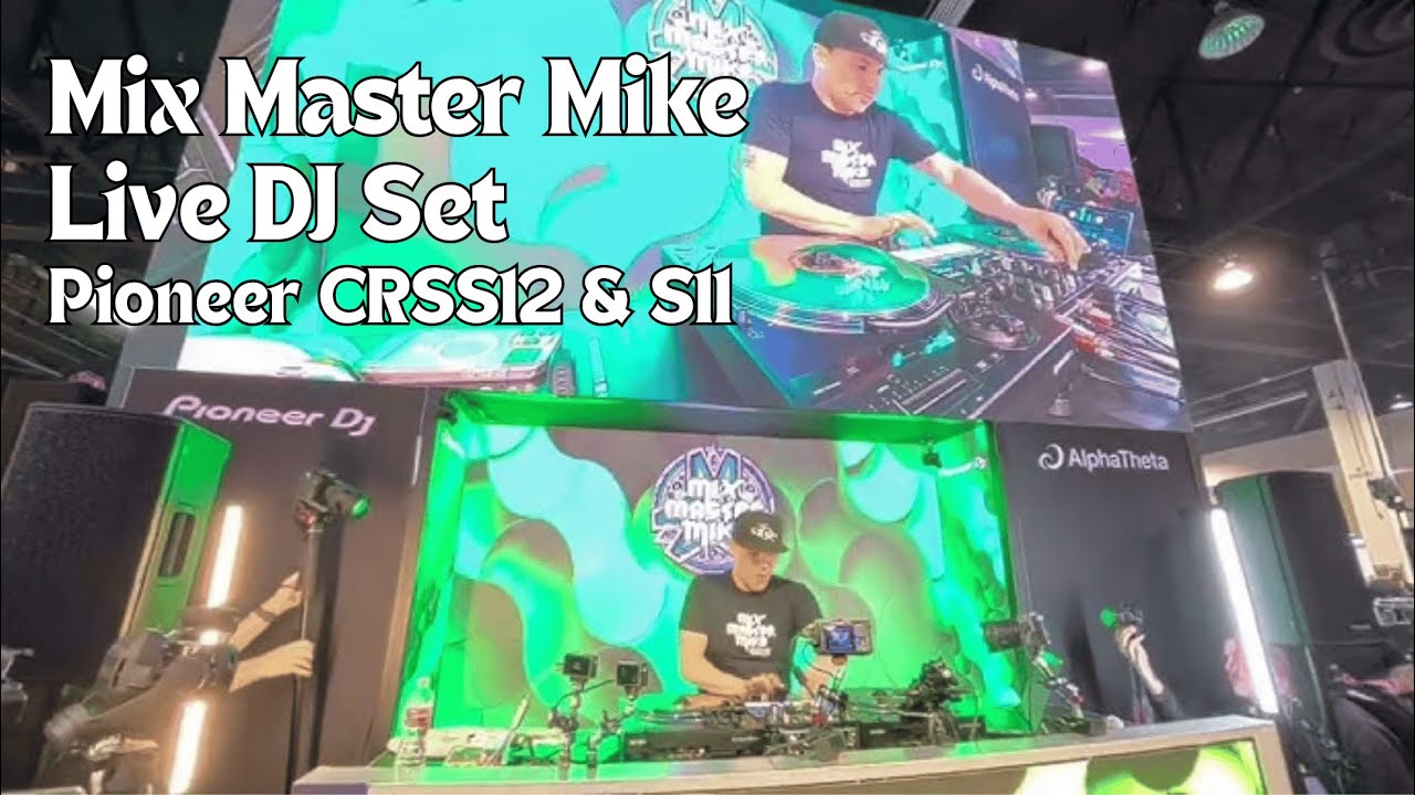 Mix Master Mike (Beastie Boys)  Live  DJ set NAMM 2026 | Pioneer AlphaTheta | Pioneer CRSS12 DJM-S11