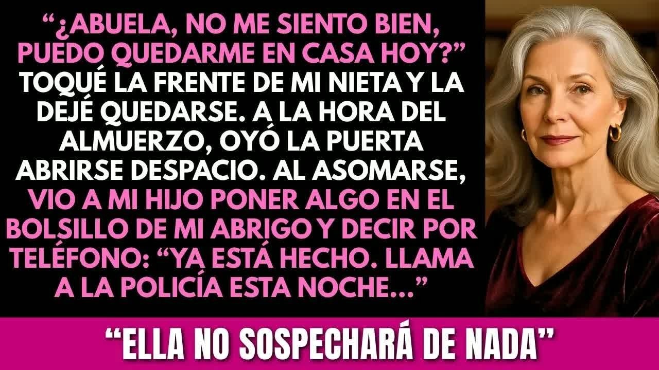 “Abuela, no me siento bien, ¿puedo quedarme en casa hoy？” — Lo que vio ese día me dejó en shock