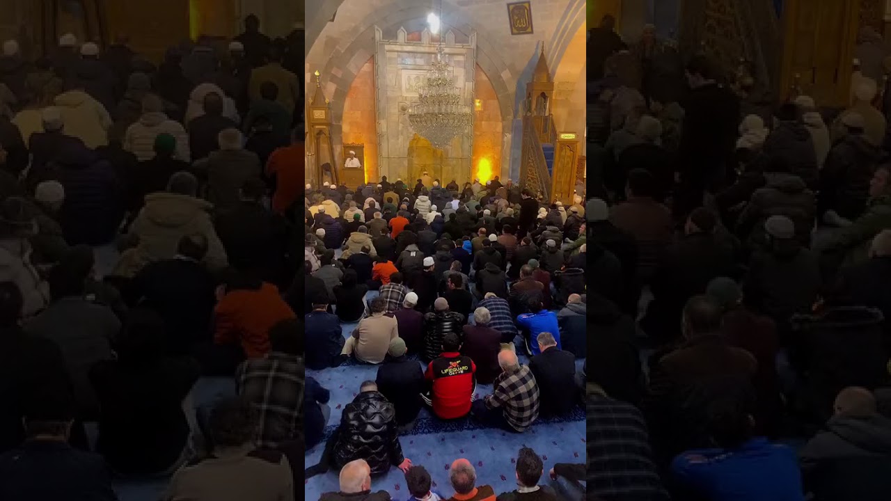 15 Ocak miraç kandili zikir programı Kayseri Camii Kebir gençlik kolları canlı yayın .. 